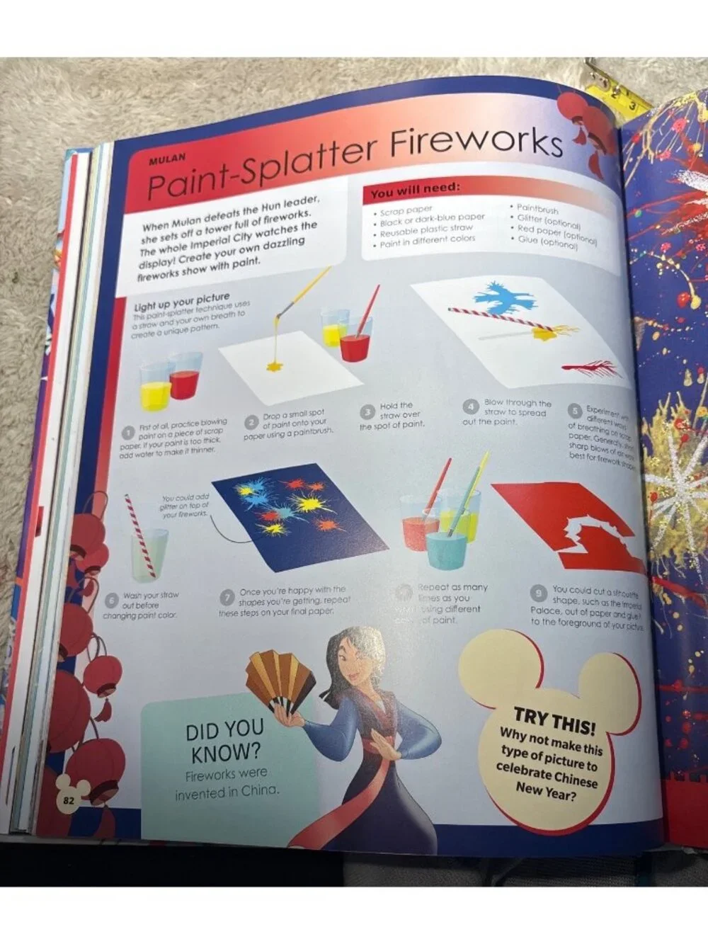 Disney Ideas Book Hardcover - Over 100 Disney Crafts Games & Activities - Picture 9 of 16